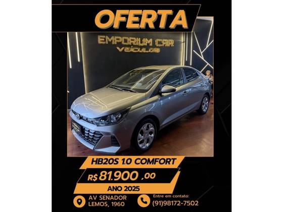 HYUNDAI HB20S 1.0 12V FLEX COMFORT PLUS MANUAL